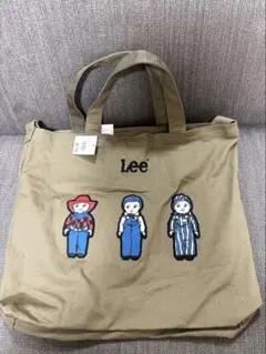 【新品タグ付き】Lee A4サイズ余裕で入ります✨大きめトートバッグ