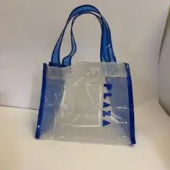 PLAZA クリアトートバッグ ブルーのサムネイル