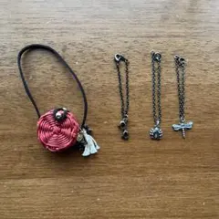 ブライス ハンドメイド カゴバッグ ネックレスセット メガネ、昆虫モチーフ