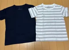 無印良品 Tシャツ 2枚セット 120cm