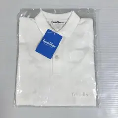新品　ファミリア　トップス　ポロシャツ　白無地　100