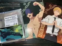 チェンソーマン ミニアクリルブロック　デンジ ビーム　アニメイト特典ポストカード
