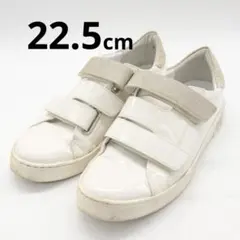 ジルスチュアート shoe ベルクロ スニーカー グリッター ラメ 白 パテントのサムネイル