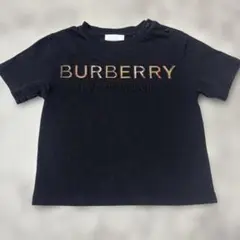 BURBERRY ブラック Tシャツ 2Y