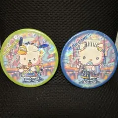 サンリオピューロランド ネオナツマツリⅢ 缶バッジ ポチャッコ ダニエル