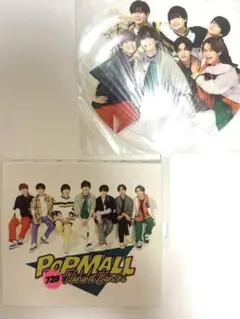 なにわ男子のポップモール初回限定盤1 （CD+Blu-ray）、限定うちわ付き