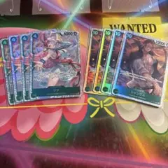 ワンピースカード 受け継がれる意志 緑 SR以下 4コン