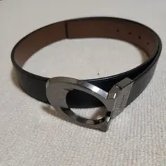 COACH ブラックレザーベルト ブラック