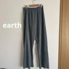 earth プリーツパンツ