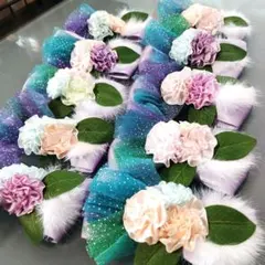 犬 トリミングリボン トリミングチョーカー 10点 誕生日 花 紫陽花