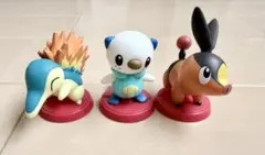 ポポケモン チョコエッグフィギュア 3体セット　ポカブ　ミジュマル　ヒノアラシ