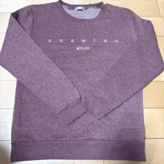 最終値下げ★トレーナー裏フリースあったかエンジ色