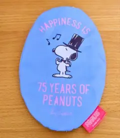 スヌーピー 75周年記念 PEANUTS　ラウンドポーチ