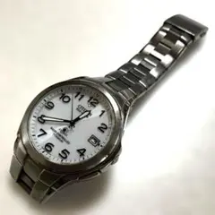 CITIZEN ATTESA エコドライブ 電波時計 チタン