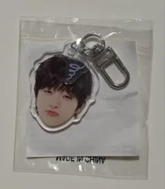 treasure ジフン哀　カプセルトイ　顔アクキー