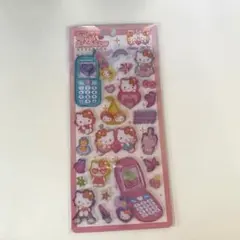 新品未開封　平成はっぴーフォン　ハローキティ　シール