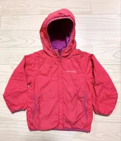 mont-bell リバーシブルダウンコート ピンク/紫　100cm