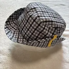 COMME CA ISM コムサ48cm 2way ゴム紐つき帽子 モノトーンのサムネイル