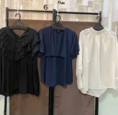 ☆極美品　未使用　ワールド　UNTITLED　アンタイトル　トップス　3点セット