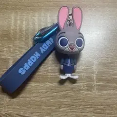ズートピア　ハッピーくじ　Ｆ賞ラバーキーホルダー　ストラップ　ジュディ　一番くじ