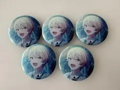 プロジェクトセカイ 天馬司 グリッター缶バッジカラフェス 5点セット