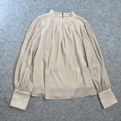 NATURAL BEAUTY BASIC 洗える 長袖ブラウス ピンク 1