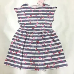 新品未使用品　メゾピアノ　140cm さくらんぼ　ワンピース