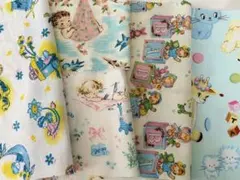 ビンテージ生地　ベビー柄セットA