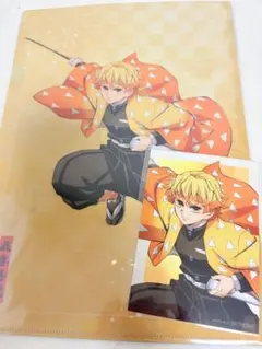 我妻善逸 嘴平伊之助 クリアファイル ランダムブロマイド