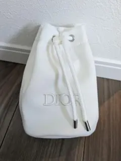 Dior ホワイトポーチ ドローストリング