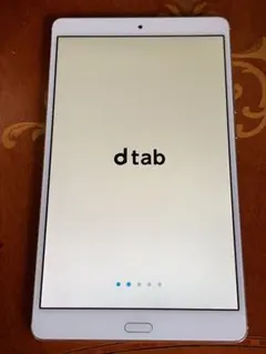 dtab docomo d-01J 16GB シルバー Androidタブレットのサムネイル