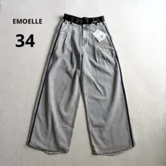 【未使用】ADAM ET ROPE' EMOELLE ドレスデニムパンツ Sのサムネイル