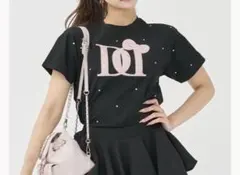Darich キルティングアップリケビジューTシャツ ブラック - メルカリ