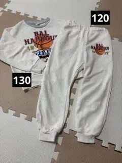 ブリーズ　バスケットボールロゴ　セットアップ　上130 下120