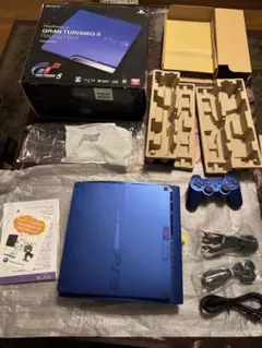 SONY PS3 本体 青 Gran Turismo 5 racing pack