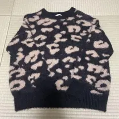 MURUA ニットセーター　レオパード柄