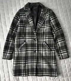 GORGE チェック柄 ロングコート M