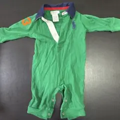 Ralph Lauren グリーンロンパース 3M