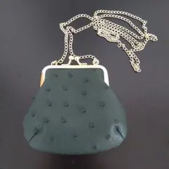 【RODANIA】オーストリッチ・がま口チェーンショルダー‼️