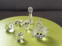 スワロフスキー フィギュリン 置物 にわとり ひよこ スワロフスキー SWAROVSKI フィギュリン LINE FRIENDS ライン フレンド