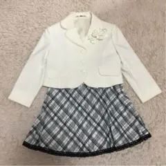 女の子 フォーマルスーツ 卒園 入学 120