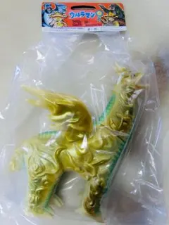 マルサン ドドンゴ 450 イエロー ウルトラＱソフビ ウルトラマン マルサン／ドドンゴ450 昭和一期イメージver. はしもと玩具店