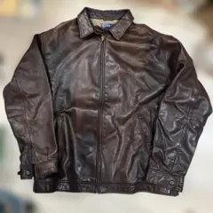 A*e様 ポロバイラルフローレン　レザースウィングトップ　ラムレザー　XL