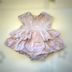 プティマイン　ミッフィーロンパース　ピンク