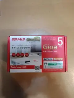 BUFFALO スイッチングハブ LSW4-GT-5NS/WH