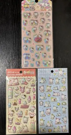 ぷっくとシール　サンリオキャラクター シールセット 3点セット