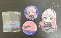プロジェクトセカイ 巡音ルカ アクリルキーホルダー 缶バッジ