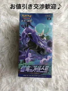 新品 未開封 韓国版 ポケモンカード 漆黒のガイスト