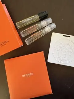 新品　エルメス香水BARENIA&TERRE D'HERMESとアロマプレート