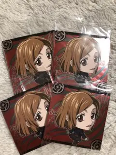 呪術廻戦　デフォルメシールウエハース3   ★釘崎野薔薇★4枚★